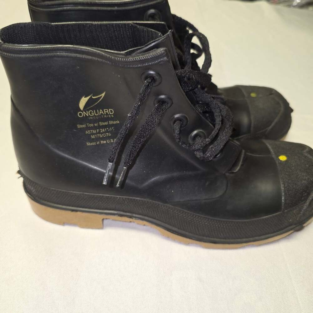 Onguard 86104 Polyblend Men's 6 Inch Steel Toe Work Boots Size 9